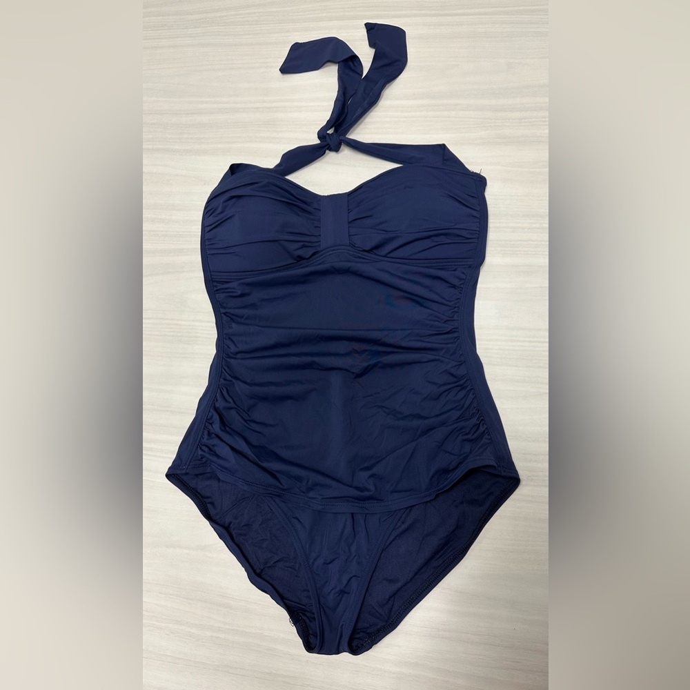 Tommy Bahama Midnight Blue One-Piece Swimsuit